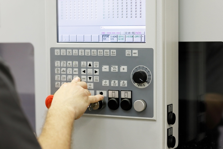 ustawianie parametrów centrum obróbczego cnc